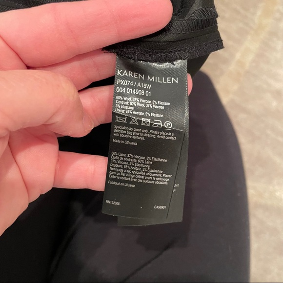 Karen Millen Black Tuxedo Strapless Jumpsuit - Picture 11 of 12